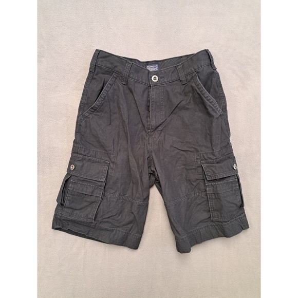 Levi's Shorts Mens 30 Black Cargo Mid Rise Pockets Flat Front Cotton Outdoor - Picture 1 of 4